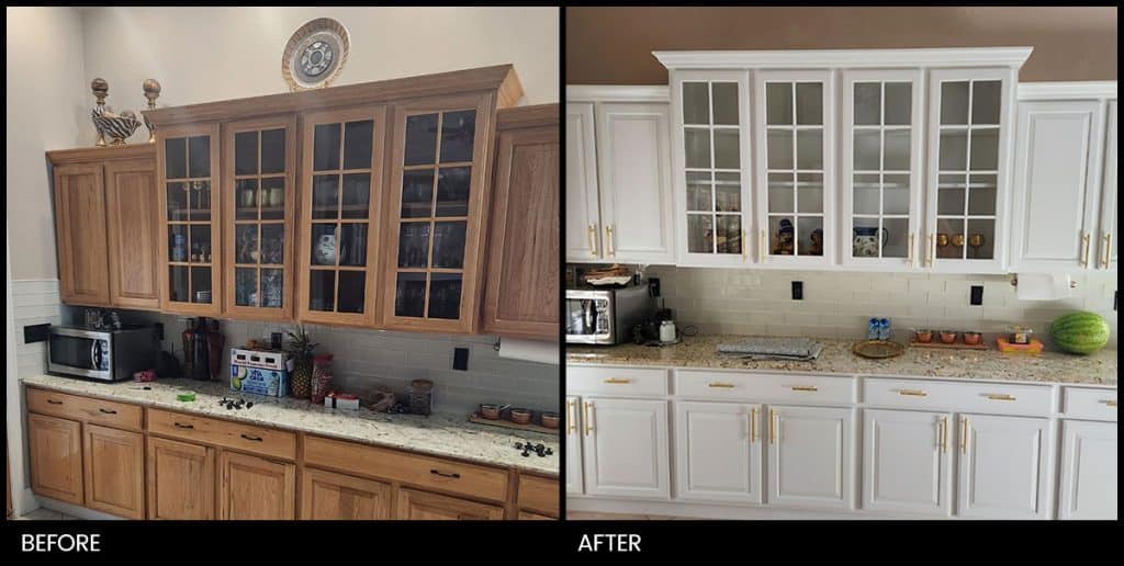 before and after images of home and business painting services by SW Painting Solutions in Southwest Florida.